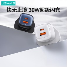 ຫົວສາກໄວ 30W GaN dual-port